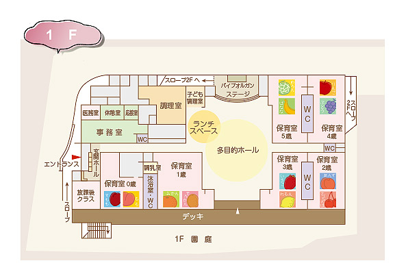 1階のマップ